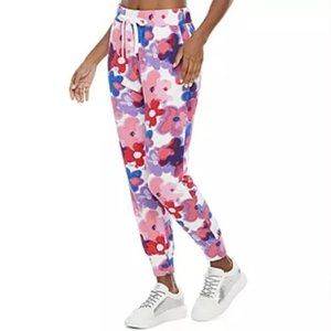 Juicy Couture All Over Floral Terry Jogger Sweatpant